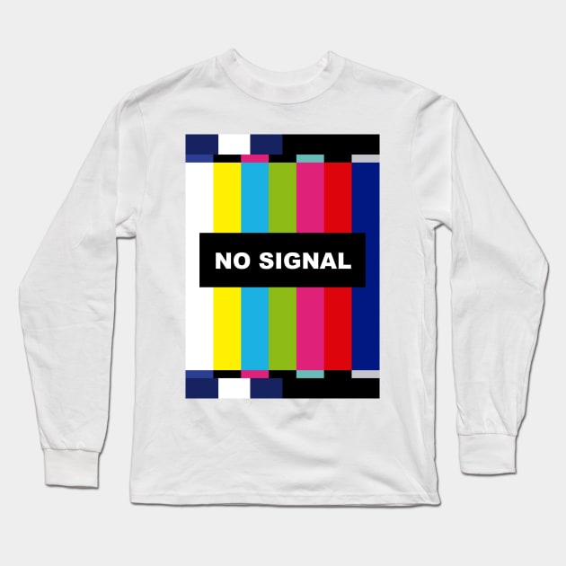 NO SIGNAL Long Sleeve T-Shirt by minicrocks